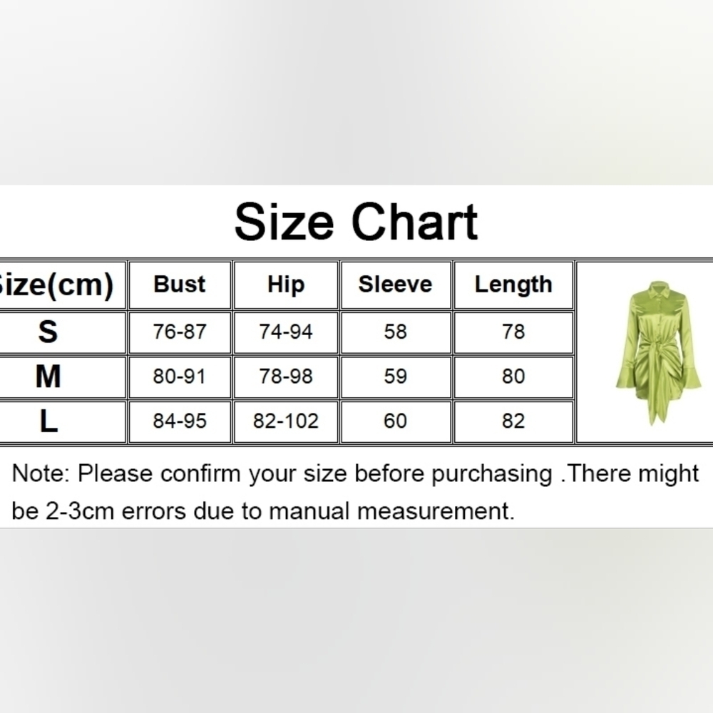 SALE!!!Bali Lime Naha Draped Sexy Mini Shirt Wrap Ruched Mini, Button Down Satin - Picture 5 of 5